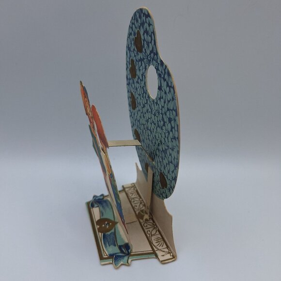 Vintage 1920s Pop-Up Valentines Day Card Heartfelt Charm Scrapbook Journal Paper - Picture 3 of 7